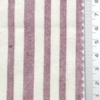 Bengal Stripe 100% Cotton Woven Fabric - FAB1967 - Mauve