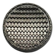 Black Nickel Diamond Plate Buttons, 15-25mm