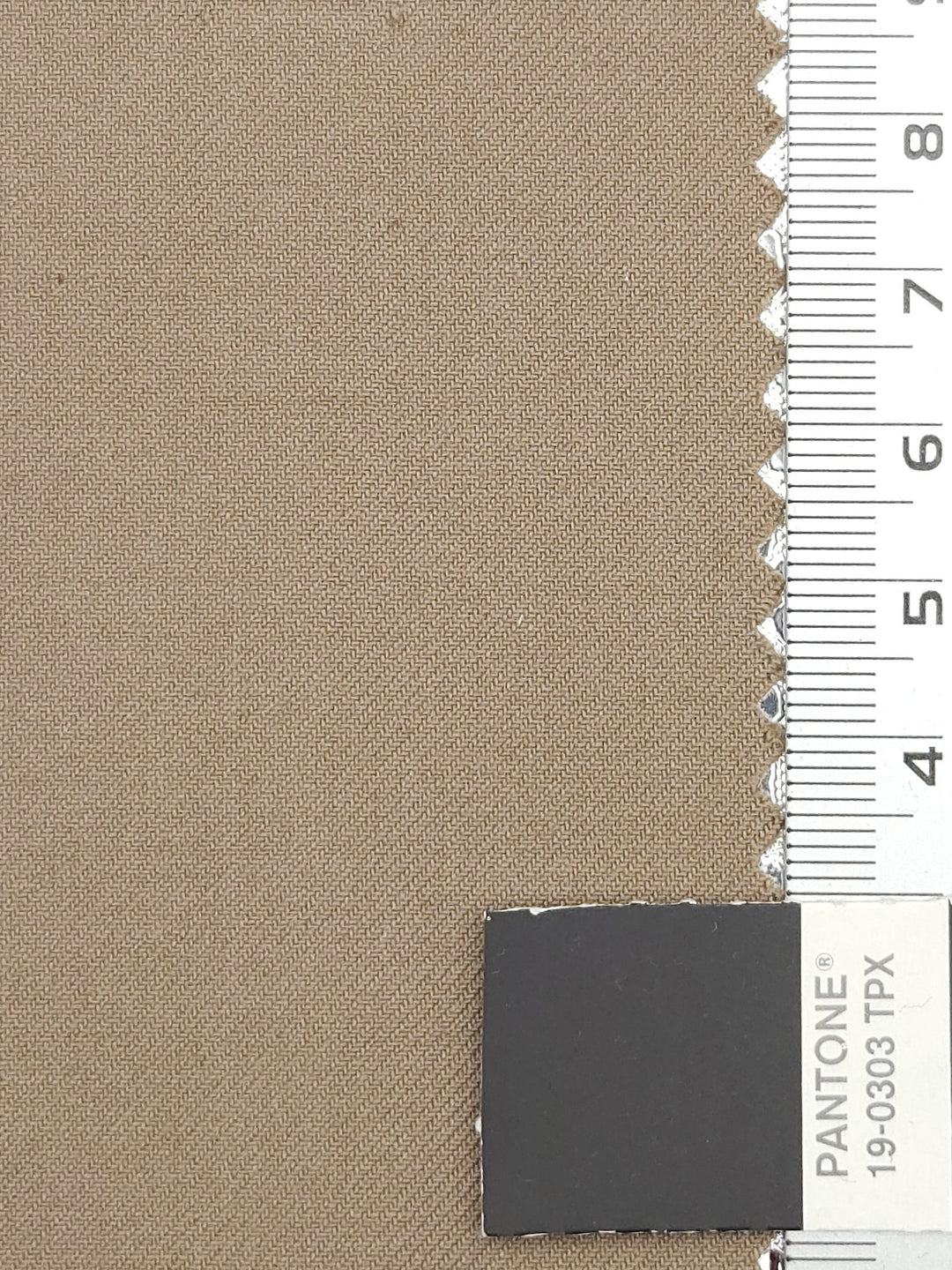 1.Donkey Brown-2.Almond Frost-3.Cloud-4.Grey Goose-5.White - Polyester Rayon Spandex Woven - FAB 1219