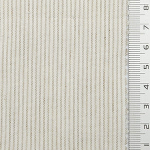 Pin Stripe Plain Cotton Woven Fabric - FAB1796 - Ivory