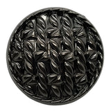 Gunmetal Concentric Circle Button, 15~25mm, Cast Metal Shank, Antique Finish - FBTN272 - Nickel / 15mm-Nickel / 18mm-Nickel / 21mm-Nickel / 23mm-Nickel / 25mm 