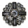 25mm Gunmetal Rhinestone Cluster Button, Dark Crystal Design, Statement Piece - FBTN238 - Black / 25mm 