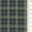 1: Dark Charcoal-2: Peach-3: Mustard Yellow-4: Golden Brown-5: Tan - Textured Lightweight Embroidered Plaid Poly Cotton Shirting Woven Fabric - FAB 1935