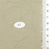 Solid Wrinkle Recycled Cotton Nylon Woven Fabric - FAB1704 - 1.Eagle-2.Soft Amber-3.Cashmere-4.Dark Beige-5.Ivory-6.White-7.Black 