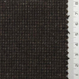 Solid Brushed Tweed Polyester Wool Woven Fabric - FAB1786 - 1.Brown Charcoal-2.Brown-3.Black Brown 