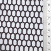 Brown Mesh Honeycomb Poly Knit Fabric - FAB1846