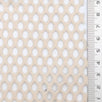 Beige Structured Mesh Poly Knit Fabric - FAB1847