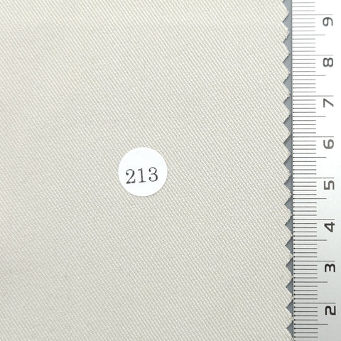 1.Ivory Beige (213)-2.Beige (212)-3.Green Ivory (211)-4.Yellow Beige (210)-5.Pink (209) - Solid Twill Polyester Rayon Spandex Woven Fabric - FAB 1694