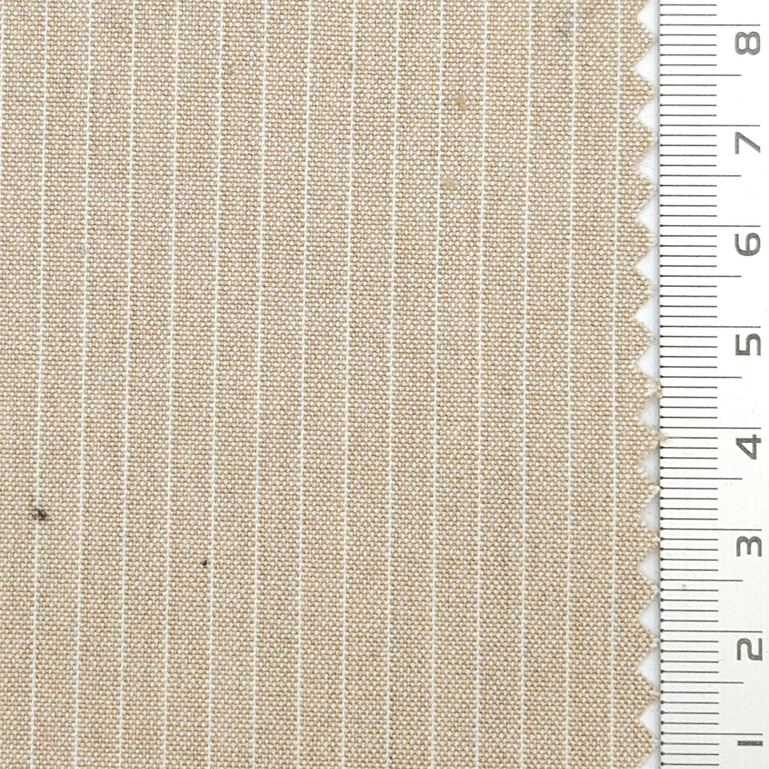 1.Light beige-2.Taupe-3.Light gray-4.Charcoal gray-5.Dark Charcoal - Pin Stripe Plain Polyester Spandex Rayon Woven Fabric - FAB 1783