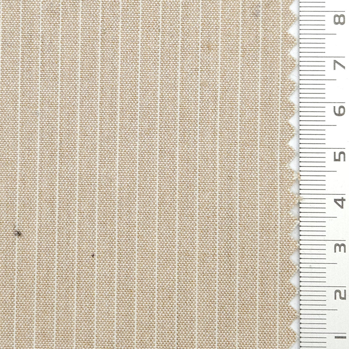 Pin Stripe Plain Polyester Spandex Rayon Woven Fabric - FAB1783 - Light beige