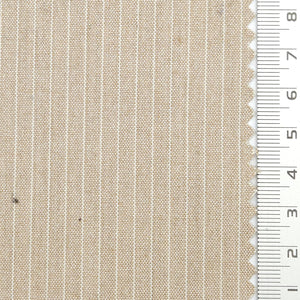 Pin Stripe Plain Polyester Spandex Rayon Woven Fabric - FAB1783 - Light beige