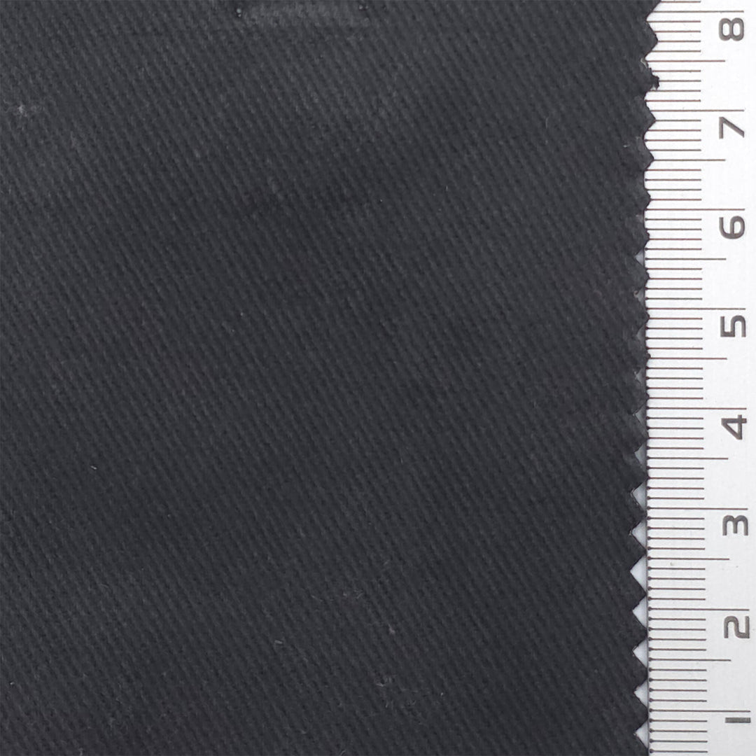 Cotton Twill Woven Fabric - FAB 1184 - V2-1: Charcoal
