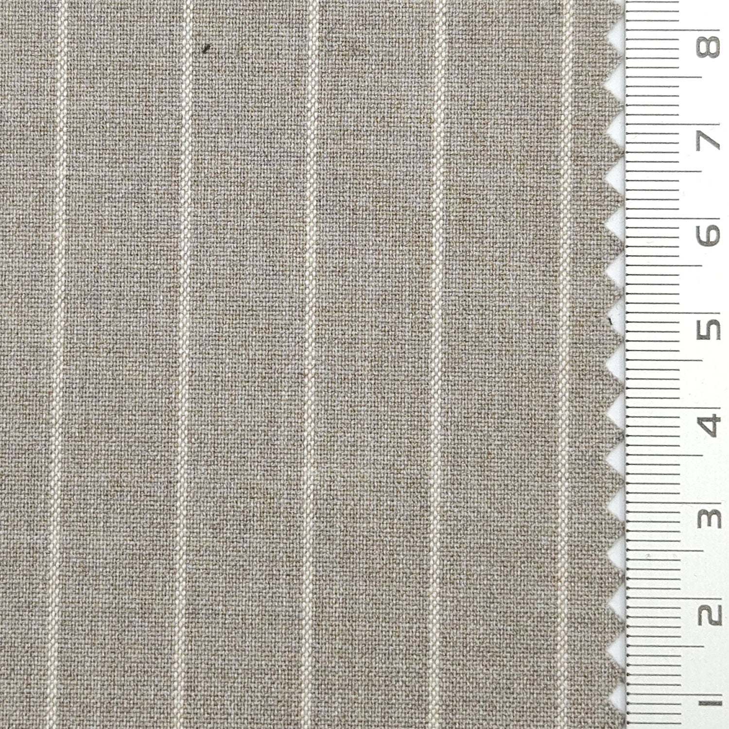 1.Tan-2.Light Gray-3.Dark Gray-4.Charcoal-5.Navy Blue - Chalk Stripe Plain Polyester Spandex Rayon Woven Fabric - FAB 1781
