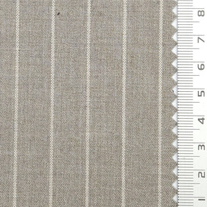 Chalk Stripe Plain Polyester Spandex Rayon Woven Fabric - FAB1781 - Tan