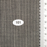 Tiny Houndstooth Polyester Spandex Rayon Woven Fabric - FAB1752 - 1.Beige-2.Red-3.Brown Orange-4.Grey-5.Black 
