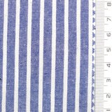 5mm Pencil Stripe YarnDyed Cotton Woven Fabric - FAB1761 - 1.Blue-2.Navy-3.Black 