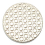 Nickel Concentric Circle Buttons, 15-23mm