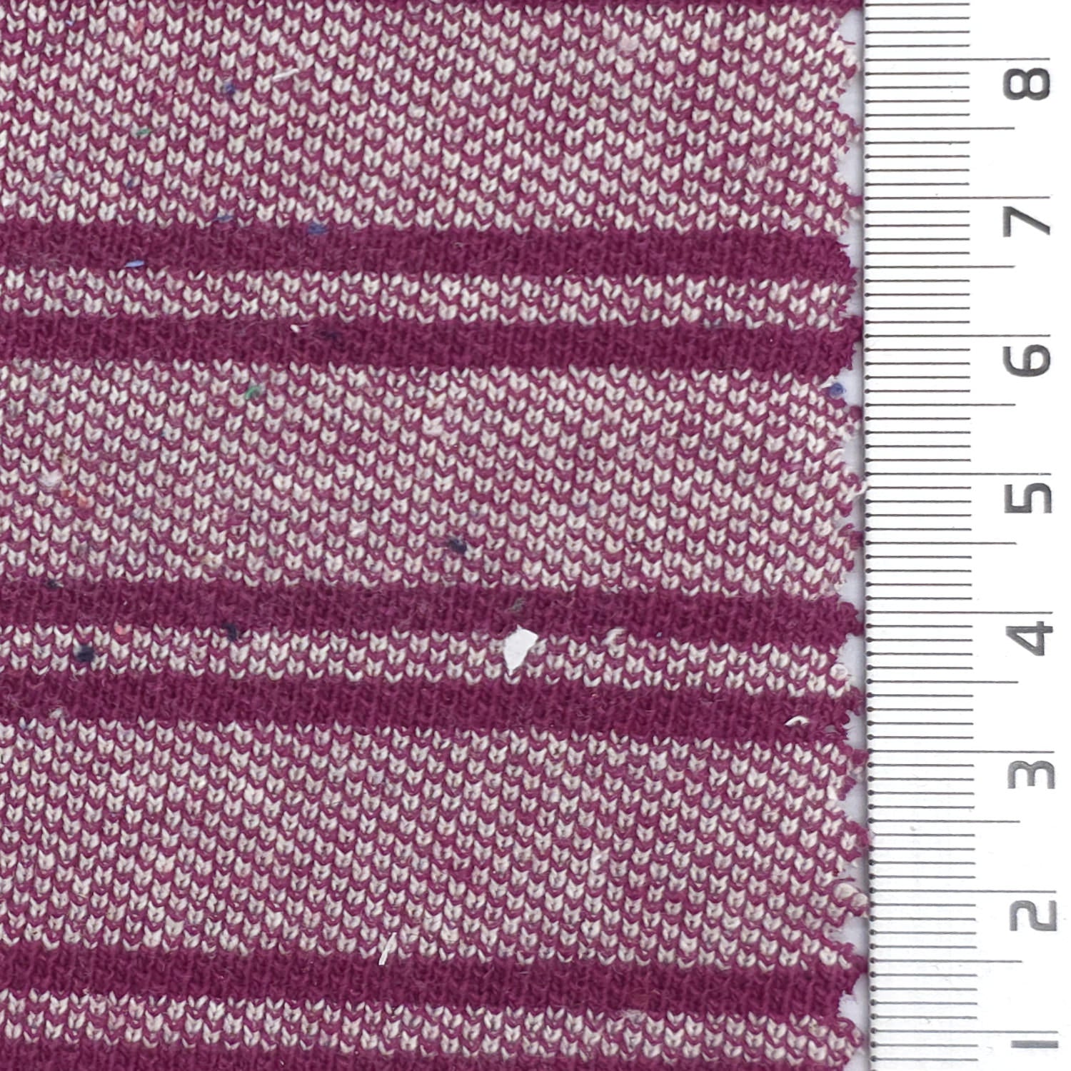 Maroon - Breathable Textured Pique Cotton Knit Fabric - FAB 1928