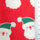 Brushed Santa Claus Print Polyester Rayon Knit Fabric - FAB1612 - 1.Red-2.Mint-3.Pink-4.Ivory-5.Green 