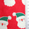Brushed Santa Claus Print Polyester Rayon Knit Fabric - FAB1612 - 1.Red-2.Mint-3.Pink-4.Ivory-5.Green 