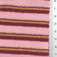 Stripe Cotton Polyester Knit Fabric - FAB1957 - Pink
