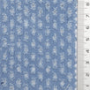 Light Blue Perforated Distressed Cotton Woven Fabric - FAB1834