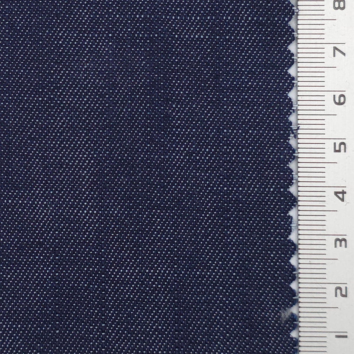 Navy Blue Denim No Dye Transfer Cotton Poly Woven Fabric - FAB1837