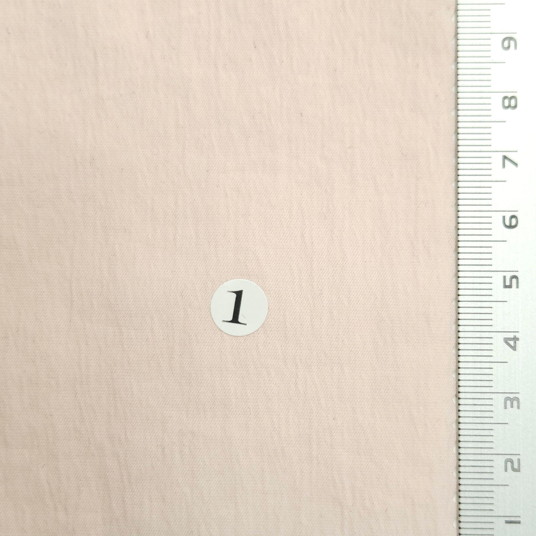 1.Snuff-2.Alto-3.White-4.Off Green-5.Ottoman - Solid Nylon Spandex Woven Fabric - FAB 1553