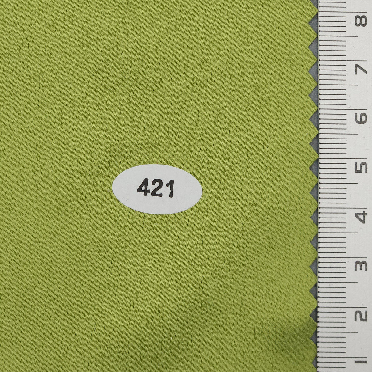 Solid Crepe Charmeuse Satin Polyester Woven Fabric - FAB1739 - Olive Green