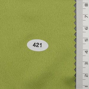 Solid Crepe Charmeuse Satin Polyester Woven Fabric - FAB1739 - Olive Green