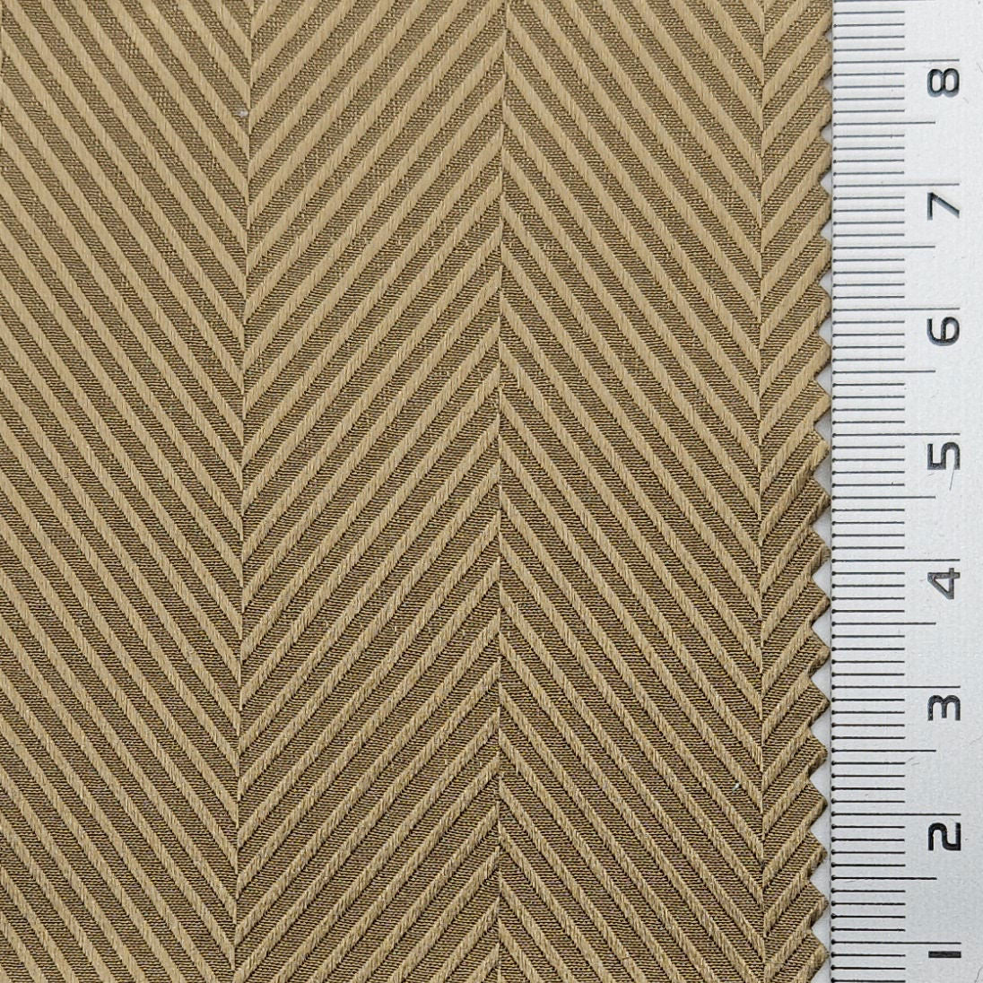 Solid Herringbone Silk Woven Fabric - FAB 1630 - 1.Beige