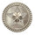 Classic Nickel Button, Star Design, 15~25mm, Cast Metal, Apparel & Craft - FBTN269 - Nickel / 15mm-Nickel / 18mm-Nickel / 21mm-Nickel / 23mm-Nickel / 25mm 