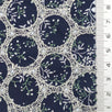 Print Leaf Embroidery Cotton Woven Fabric - FAB1821 - 1.Navy Black-2.Beige-3.Ivory 