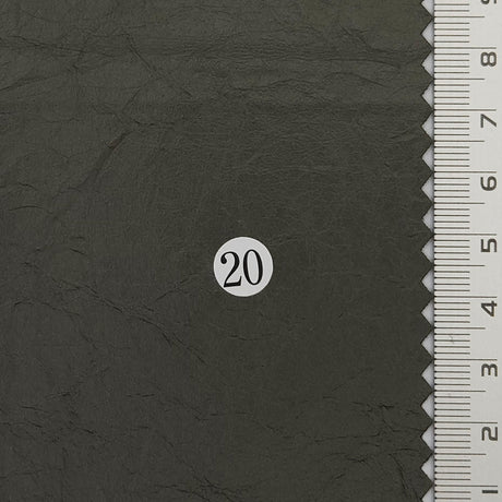 Coated Solid Crease Rayon Polyurethane Woven Fabric - FAB1770 - 1.Silver-2.Ivory-3.Light beige-4.Light taupe-5.Medium beige-6.Light brown/sand-7.Light sage green-8.Golden brown/khaki-9.Grey-brown-10.Olive grey 