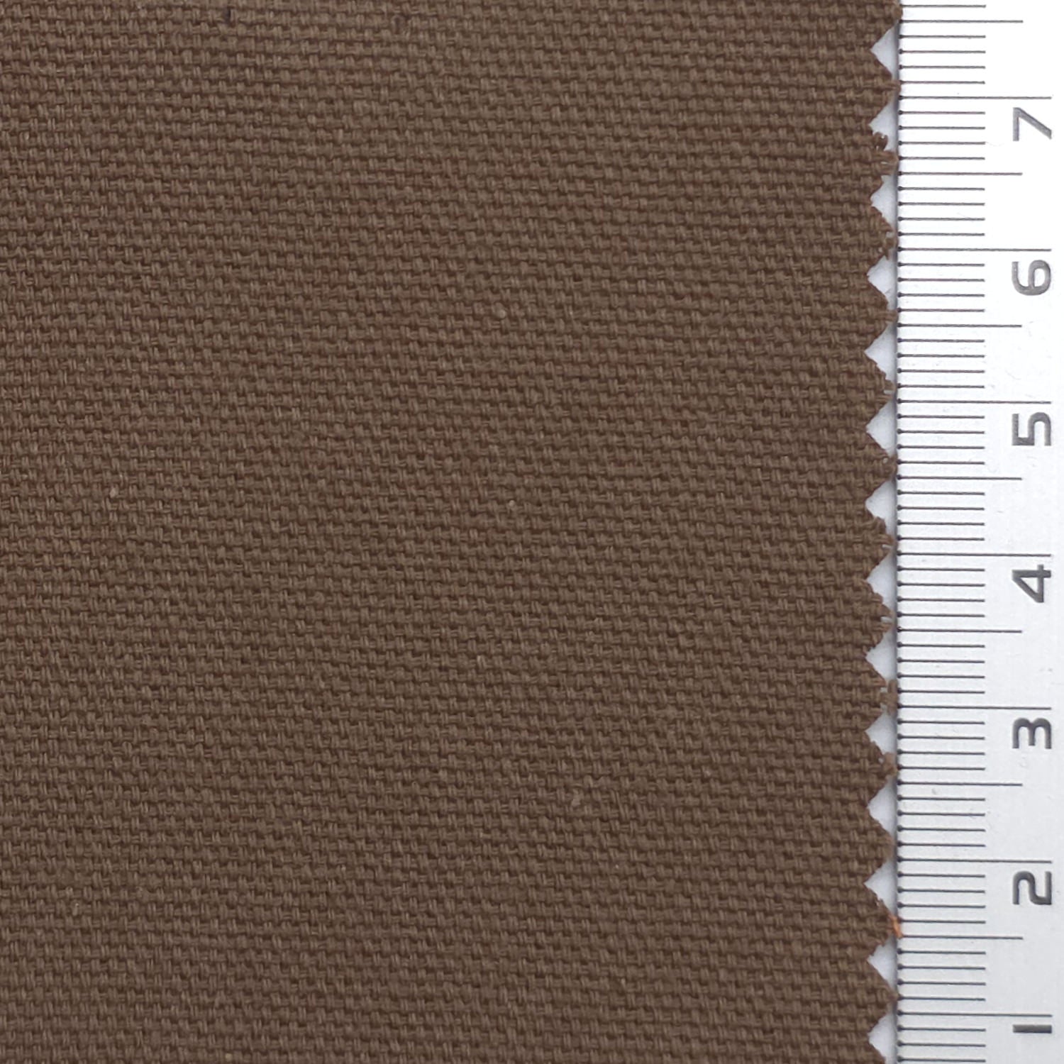 Solid 10 Count Oxford Cotton Woven Fabric - FAB1983 - Brown