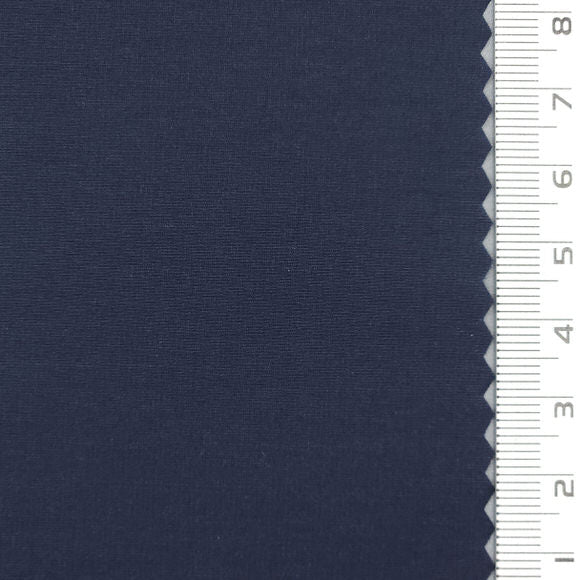 Light Weight Solid Plain Nylon Spandex Cotton Woven Fabric - FAB 1731 - 20.Navy