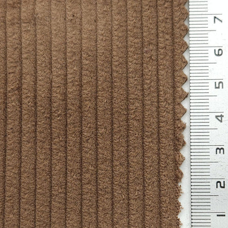 6Wale Solid Corduroy Cotton Woven Fabric - FAB1656 - 1.Sandrift-2.Tia Maria-3.Au Chico-4.Wine Berry-5.Milano Red-6.Alabaster-7.Pearl Lusta-8.Wafer-9.Sisal-10.Cashmere 