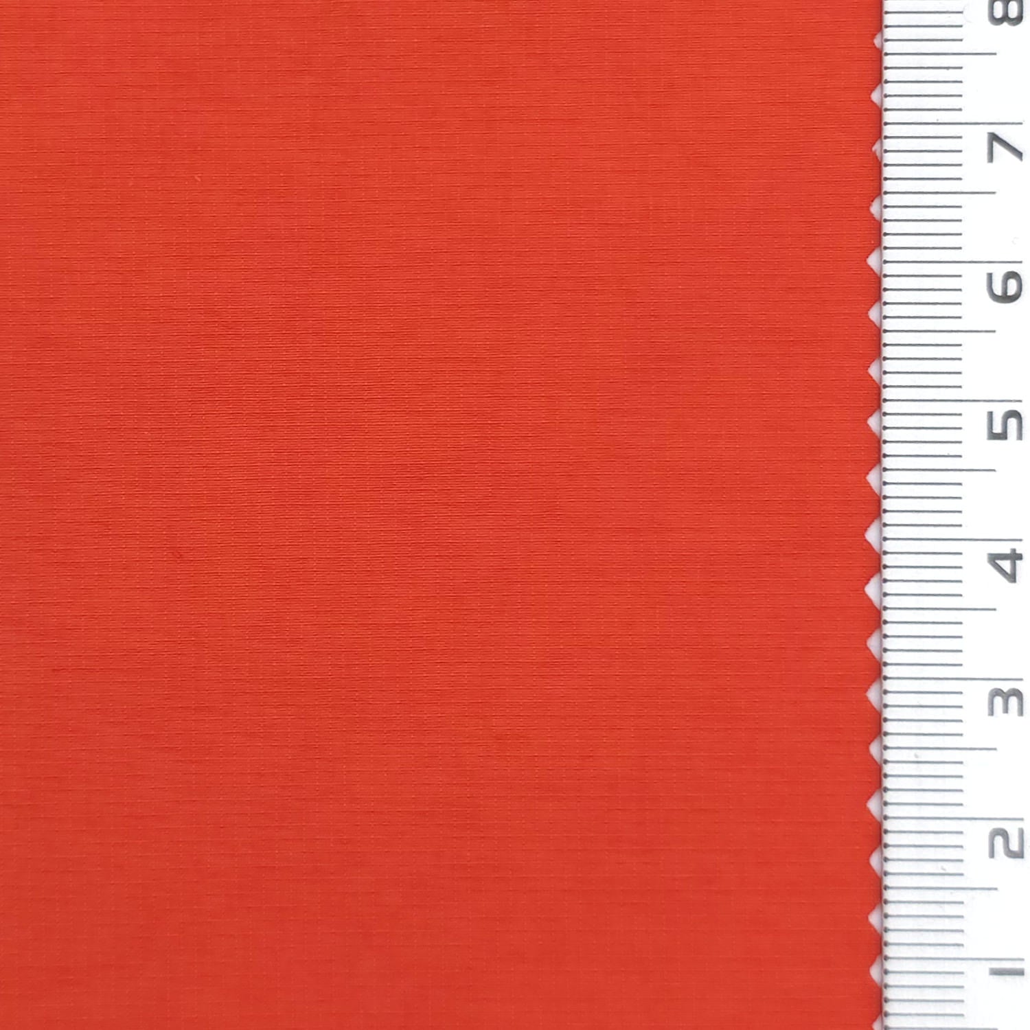 Red Orange - Lightweight Waterproof Ripstop Nylon Technical Woven Fabric - FAB 1941