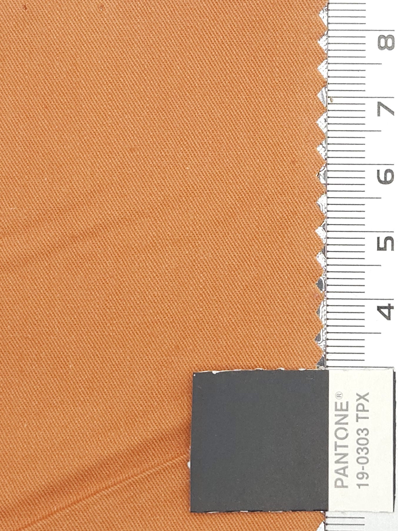 30'S Twill Cotton Woven Fabric | FAB1176 - Persian Orange