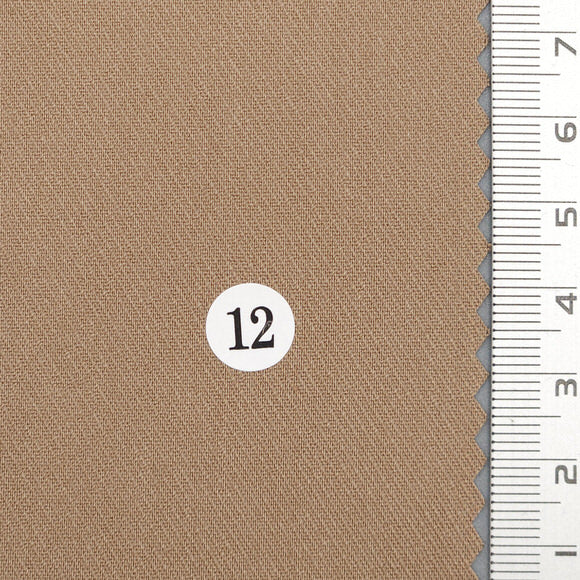 Solid Twill Polyester Spandex Rayon Woven Fabric - FAB 1737 - 20.Light Brown