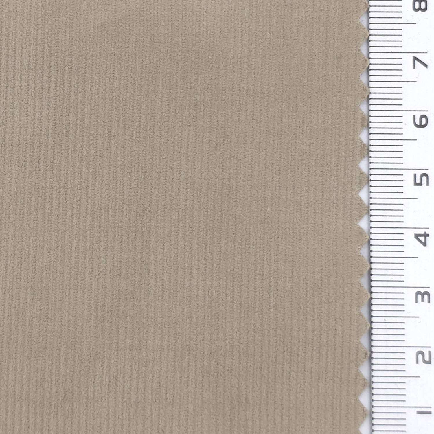21 Wale Solid Corduroy Cotton Woven Fabric - FAB 1747 - V2-21: Taupe