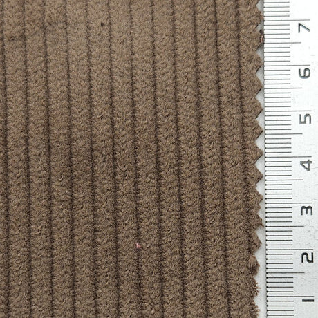 6Wale Solid Corduroy Cotton Woven Fabric - FAB1656 - 1.Sandrift-2.Tia Maria-3.Au Chico-4.Wine Berry-5.Milano Red-6.Alabaster-7.Pearl Lusta-8.Wafer-9.Sisal-10.Cashmere 