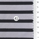 1: Light Blue-2: Pink Beige-3: Navy Blue-4: Dusty Rose-5: Dark Brown - Stable Medium Weight Striped Poly Cotton Span Ponte Knit Fabric - FAB 1922