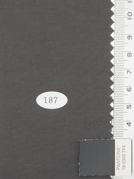 Solid Recycled Nylon Cotton Re-Nylon Woven Fabric - FAB1713 - 1.PInk Swan-2.Geyser-3.Light Grey-4.Dust Storm-5.Pearl Bush-6.Bone-7.Pale Chestnut-8.Ivory-9.Oyster Pink-10.Soft Amber 
