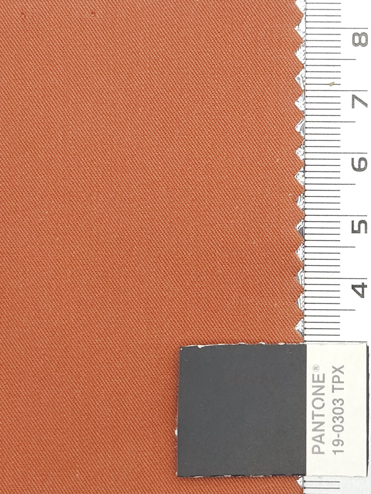 30'S Twill Cotton Woven Fabric | FAB1176 - Orange Salmon