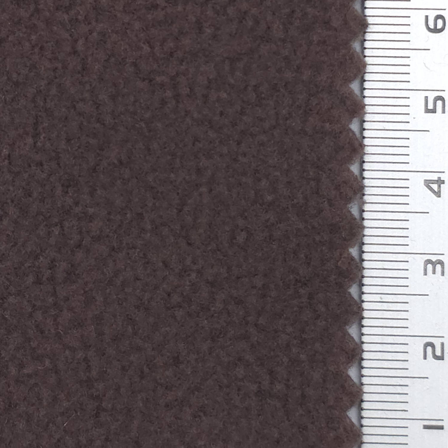 Dark Brown - Soft Medium Weight Double Sided Poly Fleece Knit Fabric - FAB 1921