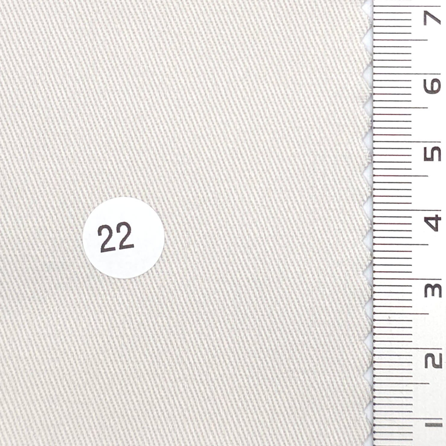 1.Cream-2.White-3.Ivory-4.Pink-5.Mint - 16 Count Solid Twill Cotton Woven Fabric - FAB 1817