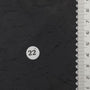 Coated Solid Crease Rayon Polyurethane Woven Fabric - FAB1770 - Black