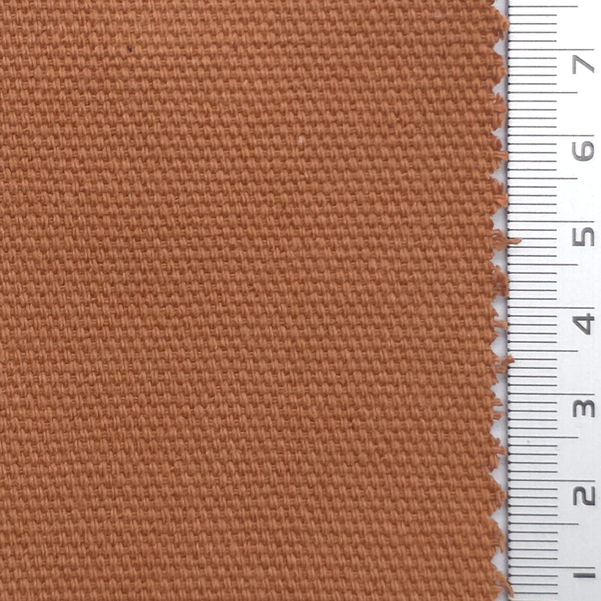 Solid 7 Count Cotton Oxford Woven Fabric - FAB1981 - Cognac