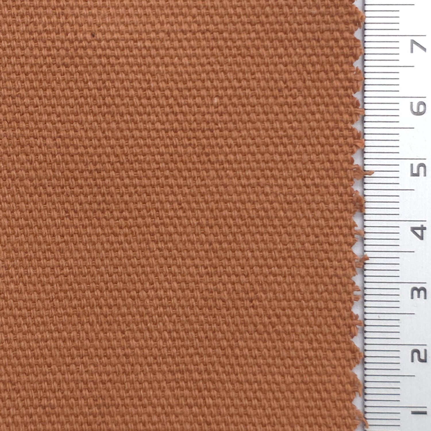Solid 7 Count Cotton Oxford Woven Fabric - FAB1981 - Cognac